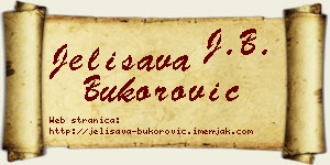Jelisava Bukorović vizit kartica